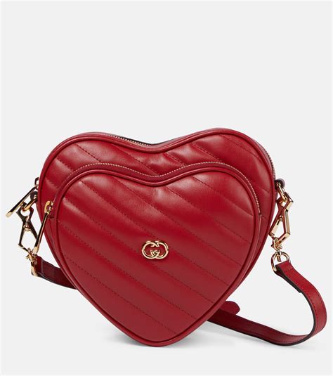 gucci red heart waist bag|fanny pack Gucci price.